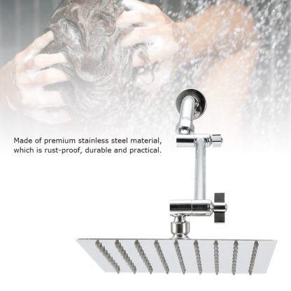 Rainfall Shower Head with Extension Arm