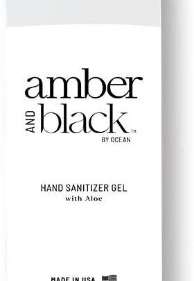 Amber and Black Hand Sanitizer