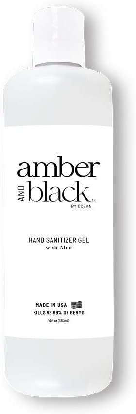 Amber and Black Hand Sanitizer