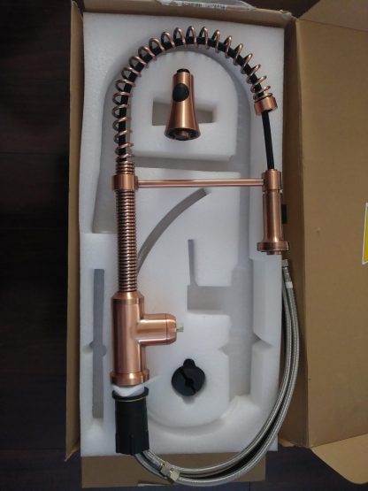 copper kitchen faucet - gooseneck